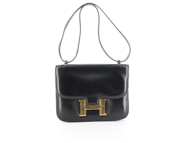 Hermès Handtaschen Schwarz Leder  ref.381648