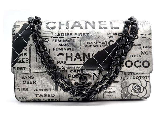 NEW CHANEL TIMELESS M LADIES FIRST LIMITED EDITION PURSE BLACK LEATHER BAG  ref.381766 - Joli Closet
