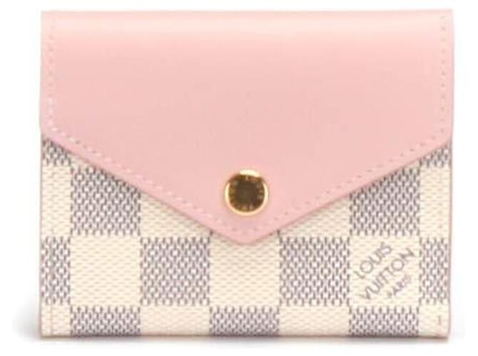 Louis Vuitton Damier Azur Zoe Wallet, White