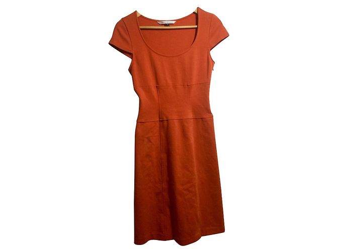 Diane Von Furstenberg DvF Vintage-Domino-Kleid Orange