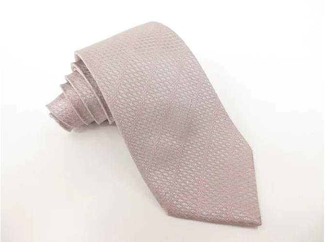 Chanel Krawatten Pink Seide  ref.382188