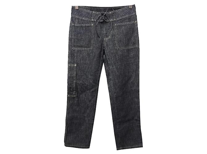 Gucci Un pantalon, leggings Coton Noir  ref.382401