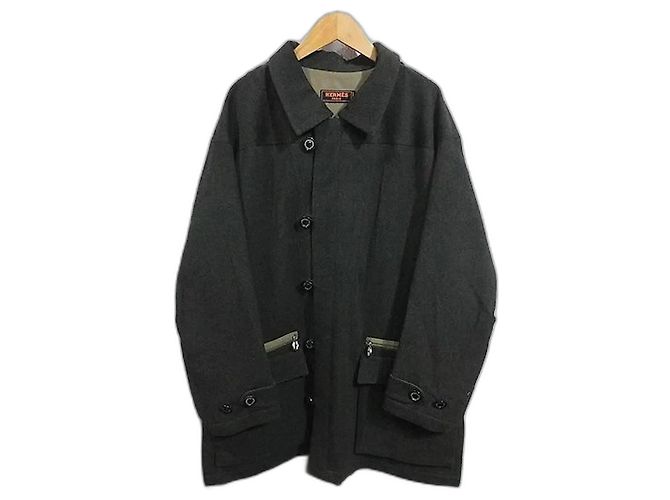 Hermès Capispalla per uomo Verde chiaro Panno