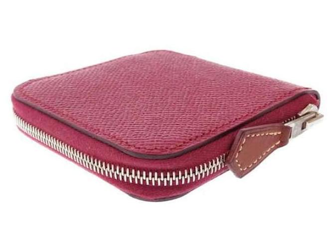 Hermès Purses, wallets, cases Red Leather  ref.382949