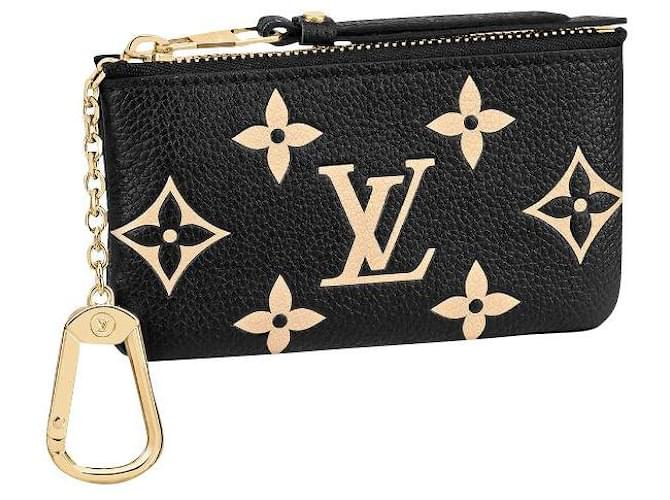 Louis Vuitton LV Keypouch cuir Noir  ref.383198