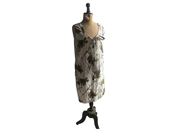 Marni Kleid mit Alhambra-Muster Mehrfarben Grün