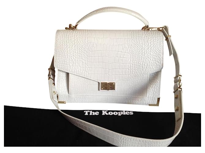 EMILY BY THE KOOPLES White Leather  ref.383279