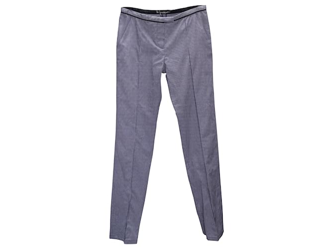 Pantaloni Balenciaga a Righe in Cotone Blu  ref.383355