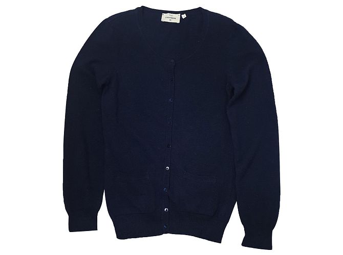 Autre Marque Cardigan aus Kaschmir in Blau