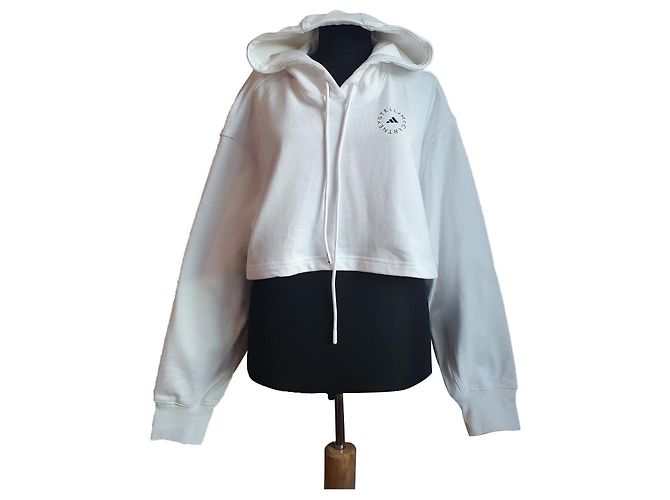Stella Mc Cartney Stella McCartney Pour Adidas Sweatshirt Weiß Baumwolle