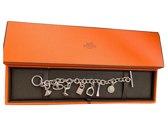 Pulsera Hermès Amuletos de plata