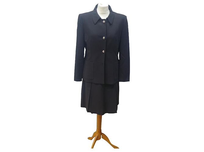 Prada vintage full black suit