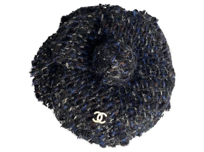 Chanel CAMÉLIA Azul Azul marinho