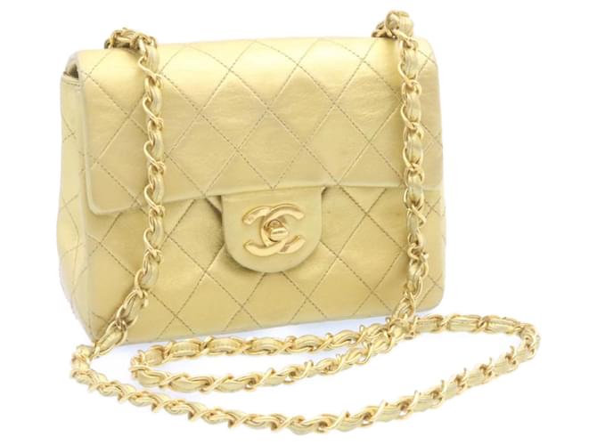 Chanel Quilted Cc Ghw Chain Shoulder Bag Crossbody Caviar Leather Yellow  Auction