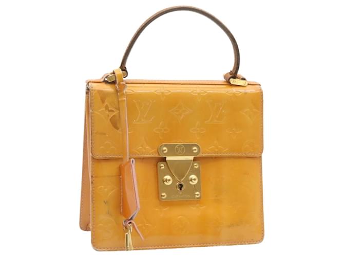 Spring street patent leather handbag Louis Vuitton Pink in Patent