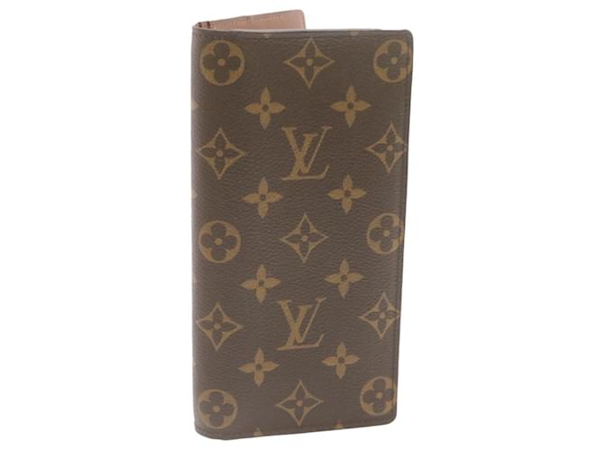 LOUIS VUITTON Monogram Portefeuille Brazza Long Wallet M66540 LV