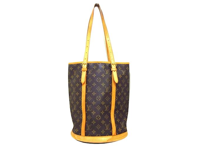 Louis Vuitton Bucket GM Brown Cloth  ref.384862