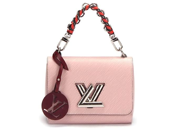 Louis Vuitton Epi Twist PM M53923 em couro de bezerro rosa  ref.385977