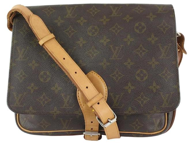 Louis Vuitton Monogram Cartouchiere GM Crossbody Bag Leather  ref.386012