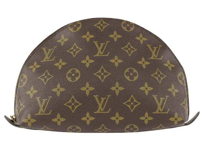 Louis Vuitton Monogram Cosmetic Pouch GM Demi Ronde Toiletry Case  ref.386018 - Joli Closet