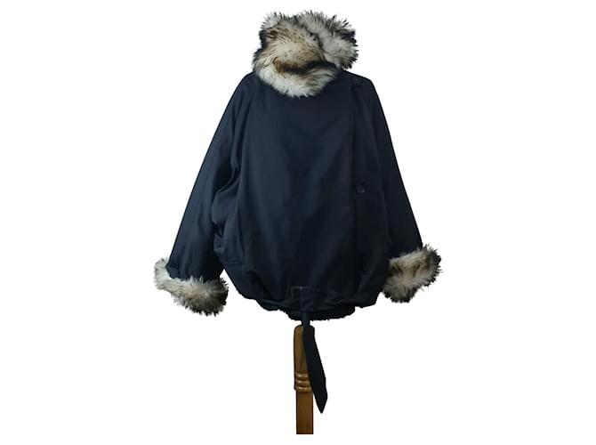 Autre Marque Jackets Black Polyester Fur  ref.386066
