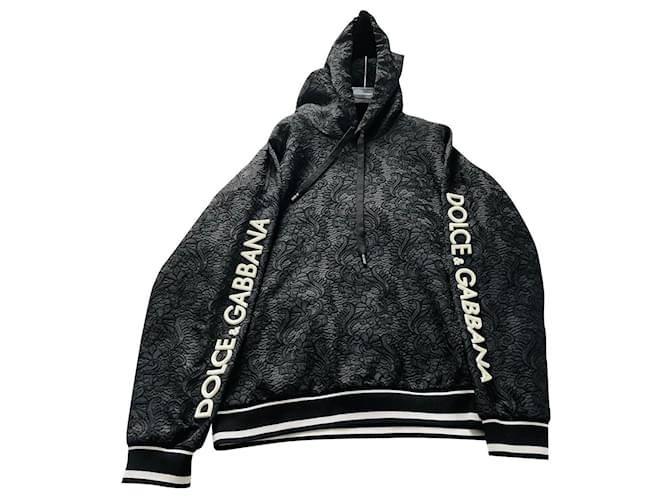 Dolce & Gabbana Pullover Schwarz Seide Polyester Polyamid Acetat  ref.386067