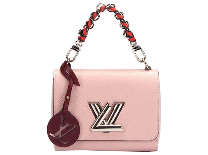 Louis Vuitton Pink Epi Twist PM Rosa Cuero  ref.386208