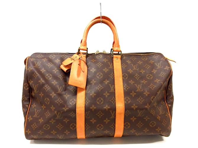 Louis Vuitton Keepall 45 Brown Cloth ref.386322 - Joli Closet