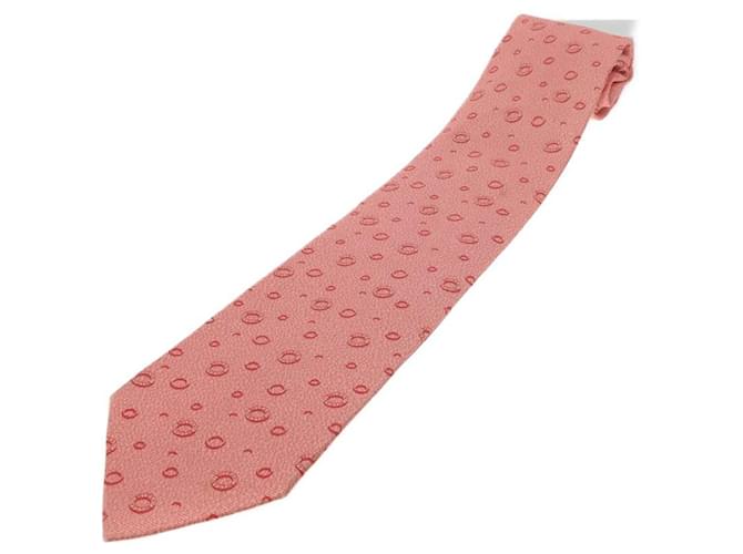 [Usado] Corbata de seda roja BULGARI  ref.386655