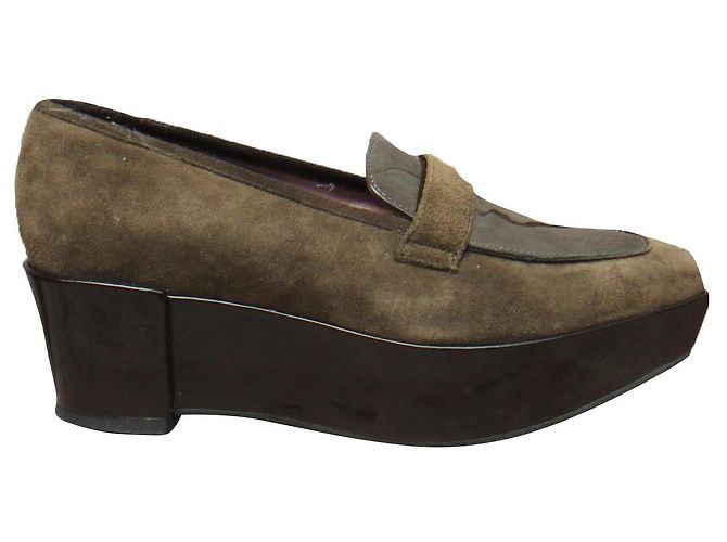mocasines Robert Clergerie p 35 Caqui