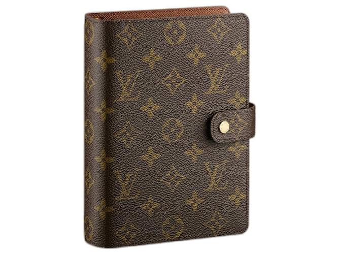 Louis Vuitton LV medium agenda cover Brown Leather  ref.387166