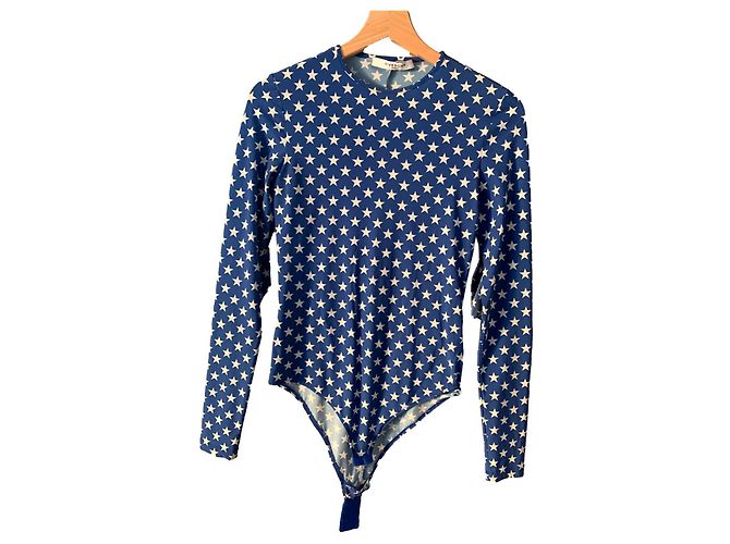 Givenchy Body mit Sternenprint Blau