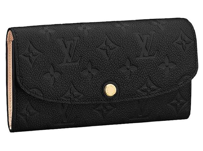 Louis Vuitton LV Emilie wallet new Black Leather  ref.388026