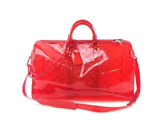Louis Vuitton Keepall 50 BAG Rouge  ref.388224