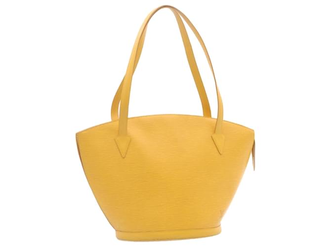 LOUIS VUITTON Epi Saint-Jacques Handbag M52279 Yellow Ladies