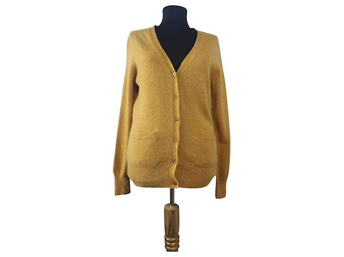 Autre Marque Knitwear Yellow Cashmere  ref.388371