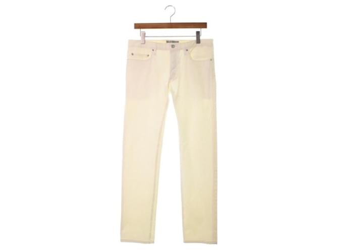 [Used] Dior Homme Dior Homme pants (other) men's White Cotton Polyurethane  ref.388421