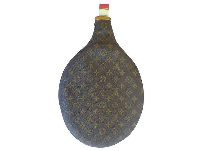 Louis Vuitton Monogram tennis squash racket cover leather