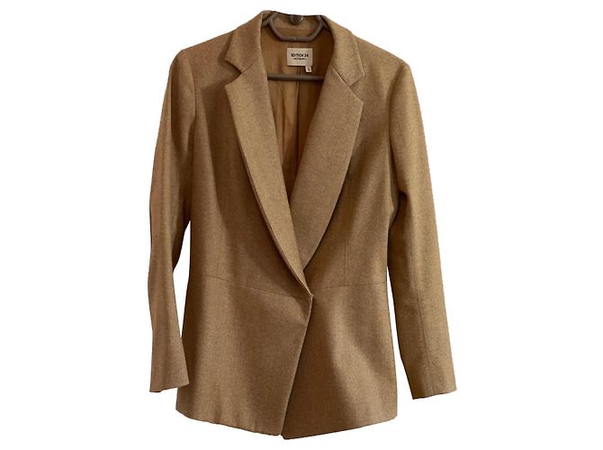 Yves Saint Laurent Wool Jacket Beige