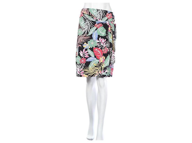 Gonna midi floreale Cynthia Rowley Multicolore