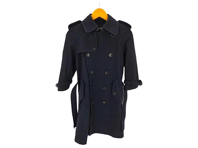 Used] Tricot COMME des GARCONS Trench Coat Women's --Blue Wool