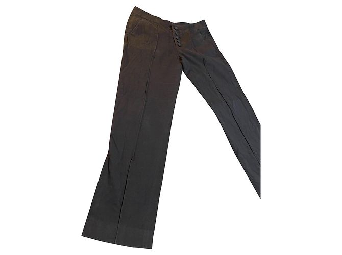 Pantalones Capri de algodón negro Red Valentino