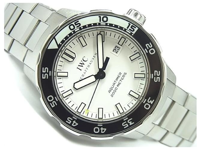 IWC Aquatimer Automatic 2000 white Dial IW356809 Mens Steel ref.389439 -  Joli Closet