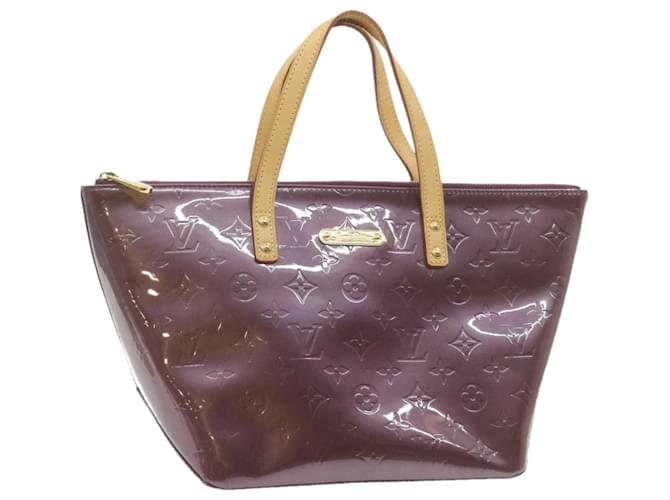 LOUIS VUITTON Monogram Vernis Bellevue PM Hand Bag Violet M93584 LV Auth sy143 Purple Patent leather  ref.389482