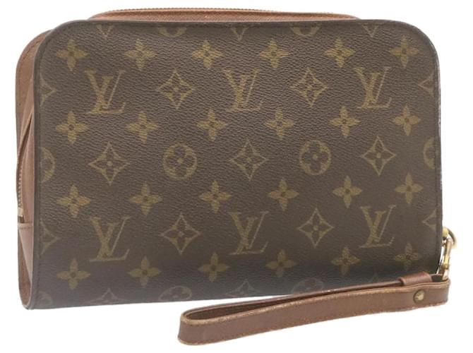 LOUIS VUITTON ORSAY CLUCTH HANDBAG PURSE MONOGRAM CANVAS M51790