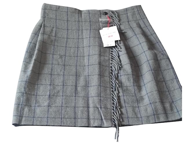 Uniqlo Inès de la Fressange Grey Polyester Wool  ref.389570