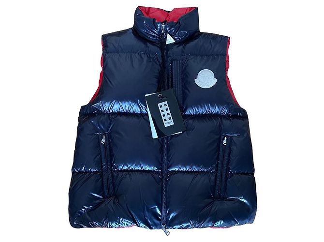 Cappotto Moncler Genius 1952 blu in nylon