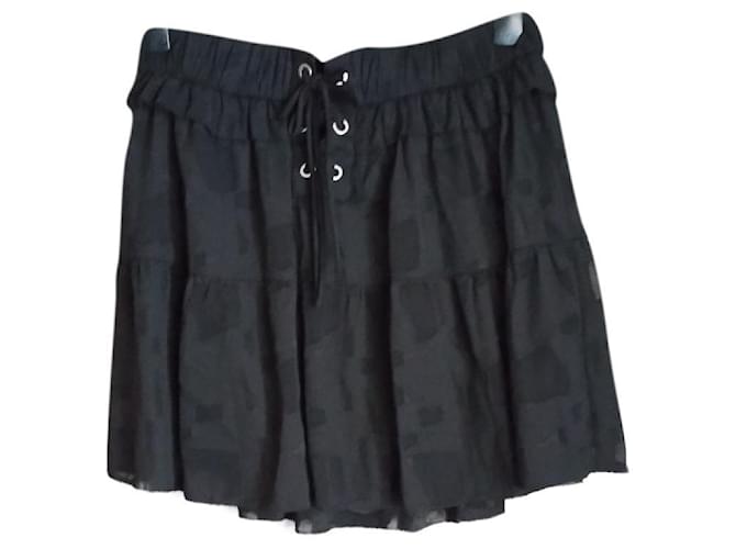 Iro Skirts Black Cotton  ref.389751