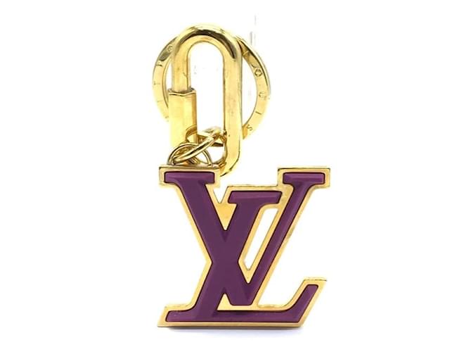 Louis Vuitton Purple Gold Lv 3d Holder Key Charm Golden Metal ref.390004 -  Joli Closet