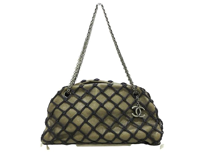 Chanel Mademoiselle Brown Leather  ref.390080